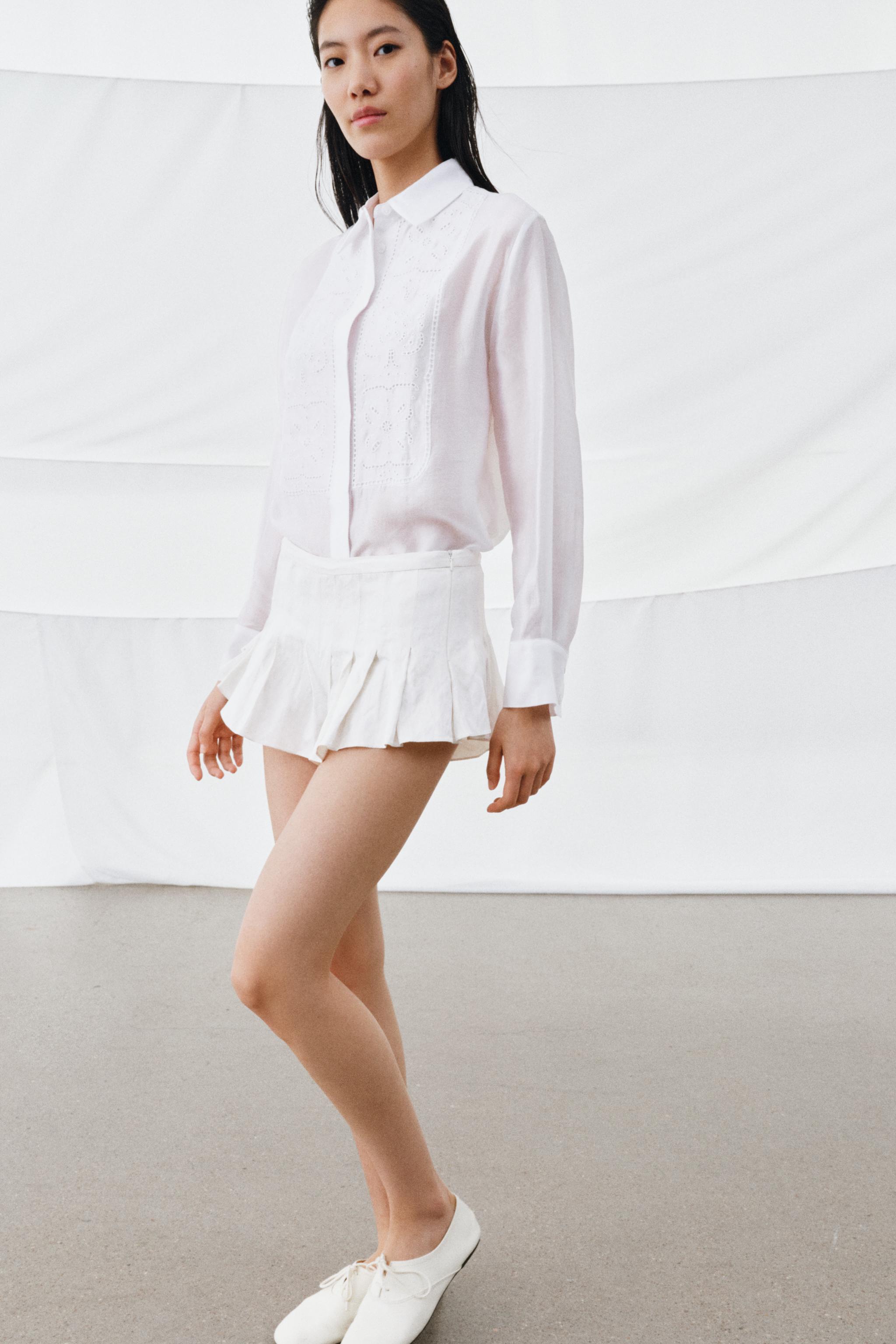 FLUID EMBROIDERED SHIRT ZW COLLECTION